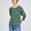 Orsay Green Ladies Patterned Blouse - Women