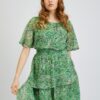 Orsay Green Ladies Patterned Dress - Women