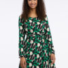 Orsay Green Ladies Patterned Dress - Women