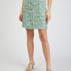 Orsay Green Ladies Tweed Skirt - Ladies