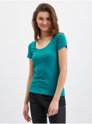 Orsay Green Womens Basic T-Shirt - Women