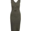 Orsay Khaki Ladies Sweater Dress - Women