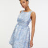 Orsay Light Blue Women's Floral Dress - Women's