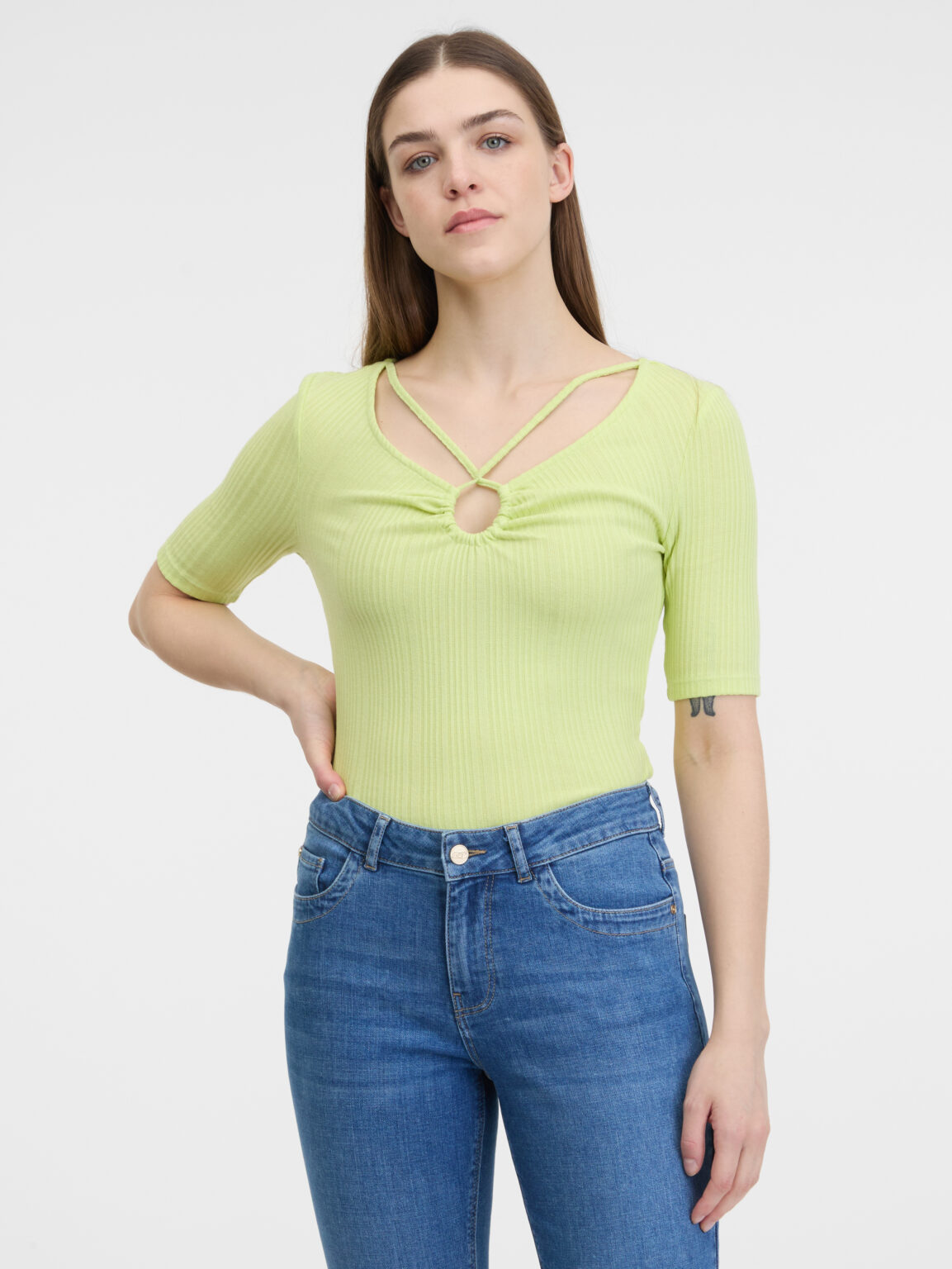 Orsay Light Green Womens T-Shirt - Women