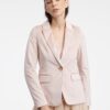 Orsay Light Pink Women's Velvet Jacket - Women's