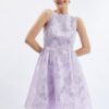 Orsay Light Purple Ladies Dress with Decorative Detail - Women
