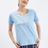 Orsay Light blue ladies T-Shirt - Women
