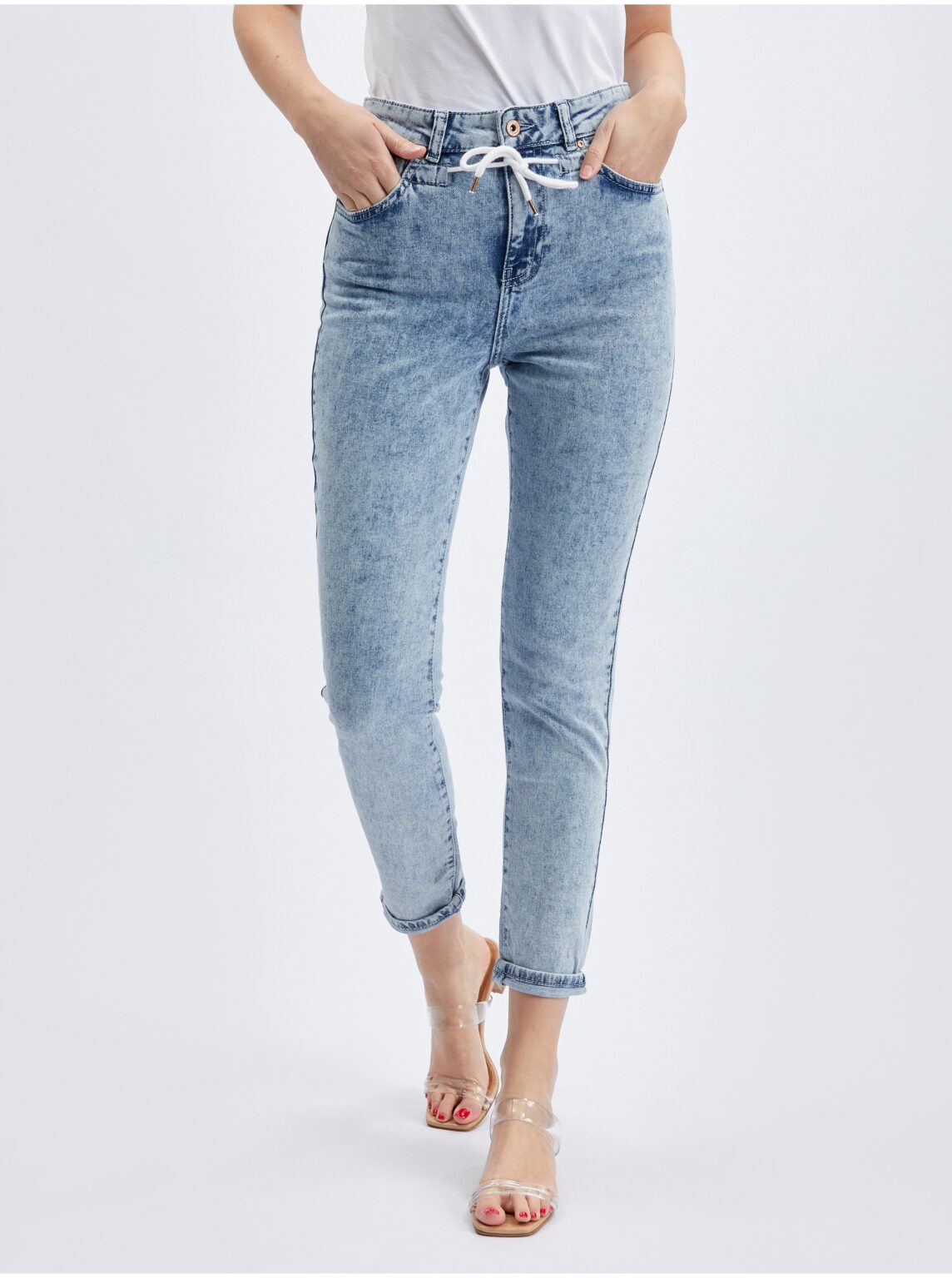 Orsay Light blue women's slim fit jeans - Women's