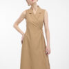 Orsay Light brown women's wrap dress - Women's