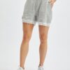 Orsay Light gray Womens Tracksuit Shorts with Lace - Women
