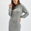 Orsay Light grey women's sweater dress - Women's