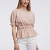 Orsay Light pink Ladies Patterned Blouse - Women