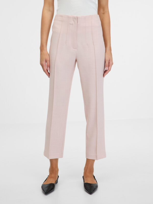 Orsay Light pink women's trousers - Women's