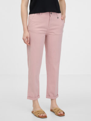 Orsay Light pink women's trousers - Women's