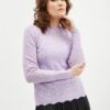 Orsay Light purple ladies sweater with mixed wool - Women
