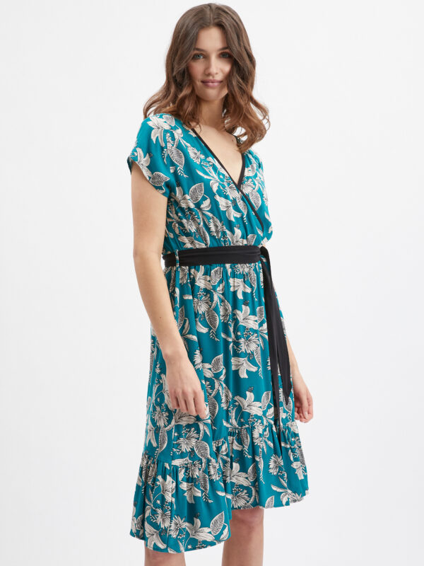 Orsay Petroleum Women Floral Dress - Women