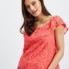 Orsay Pink Ladies Lace Blouse - Women