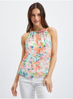 Orsay Red-Cream Ladies Floral Blouse - Women Orsay Red-Cream Ladies Floral Blouse - Women