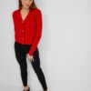 Orsay Red Ladies Cardigan with Wool - Ladies