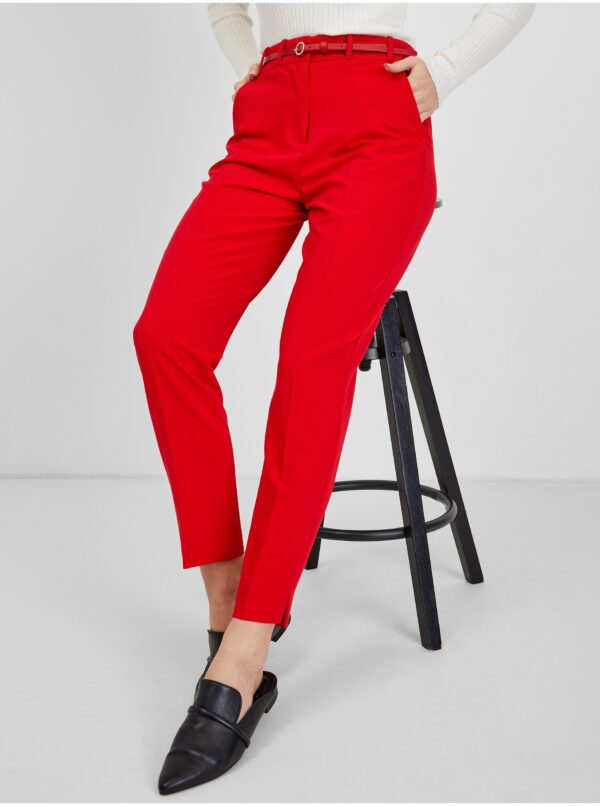 Orsay Red Ladies Pants - Women
