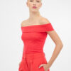 Orsay Red women's short-sleeved T-shirt - Women's