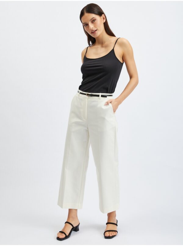 Orsay White Ladies Culottes Pants - Ladies