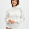 Orsay White Ladies Patterned Sweater - Women