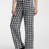 Orsay White and Black Ladies Patterned Pants - Women