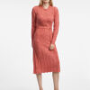 Orsay Women's Brick Sweater Dress with Wool - Women