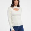Orsay Women's Cream Light Sweater with Lace - Women