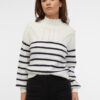 Orsay Women's Cream Striped Sweater - Women's