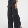 Orsay Women's Dark Grey Wide Leg Trousers - Women's