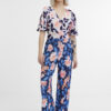 Orsay Women's Navy Blue Floral Jumpsuit - Women's