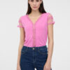 Orsay Women's Pink T-Shirt with Short Sleeves - Women
