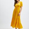 Orsay Yellow Women Dress - Women