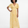 Orsay Yellow Women's Maxi Dress - Women's