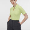 Orsay Yellow Women's Striped Polo Shirt - Women's