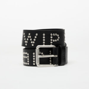 Öv Carhartt WIP Script Studs Belt Black/ Silver XS-alacsony-ár