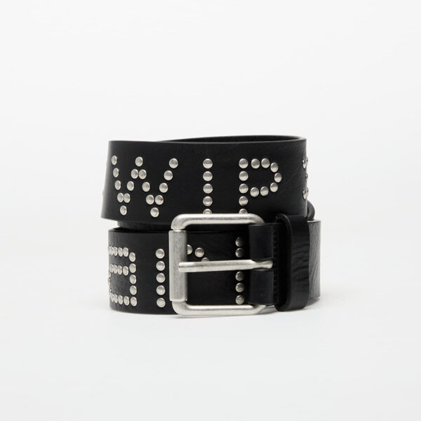 Öv Carhartt WIP Script Studs Belt Black/ Silver XS-alacsony-ár