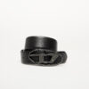 Öv Diesel Oval D Logo B-1Dr Strass Belt Shiny Black 85-alacsony-ár