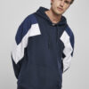 Oversize 3-Tone Hoody midnight/white/dark blue