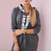 Oversize Dress With Hood - Graphite