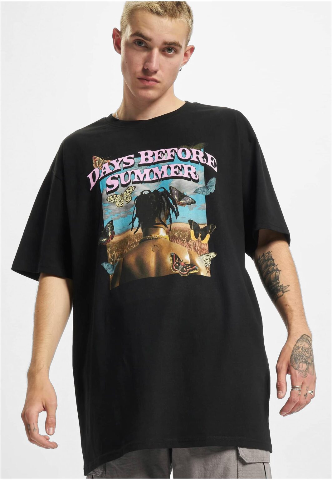 Oversize T-shirt Days Before Summer black