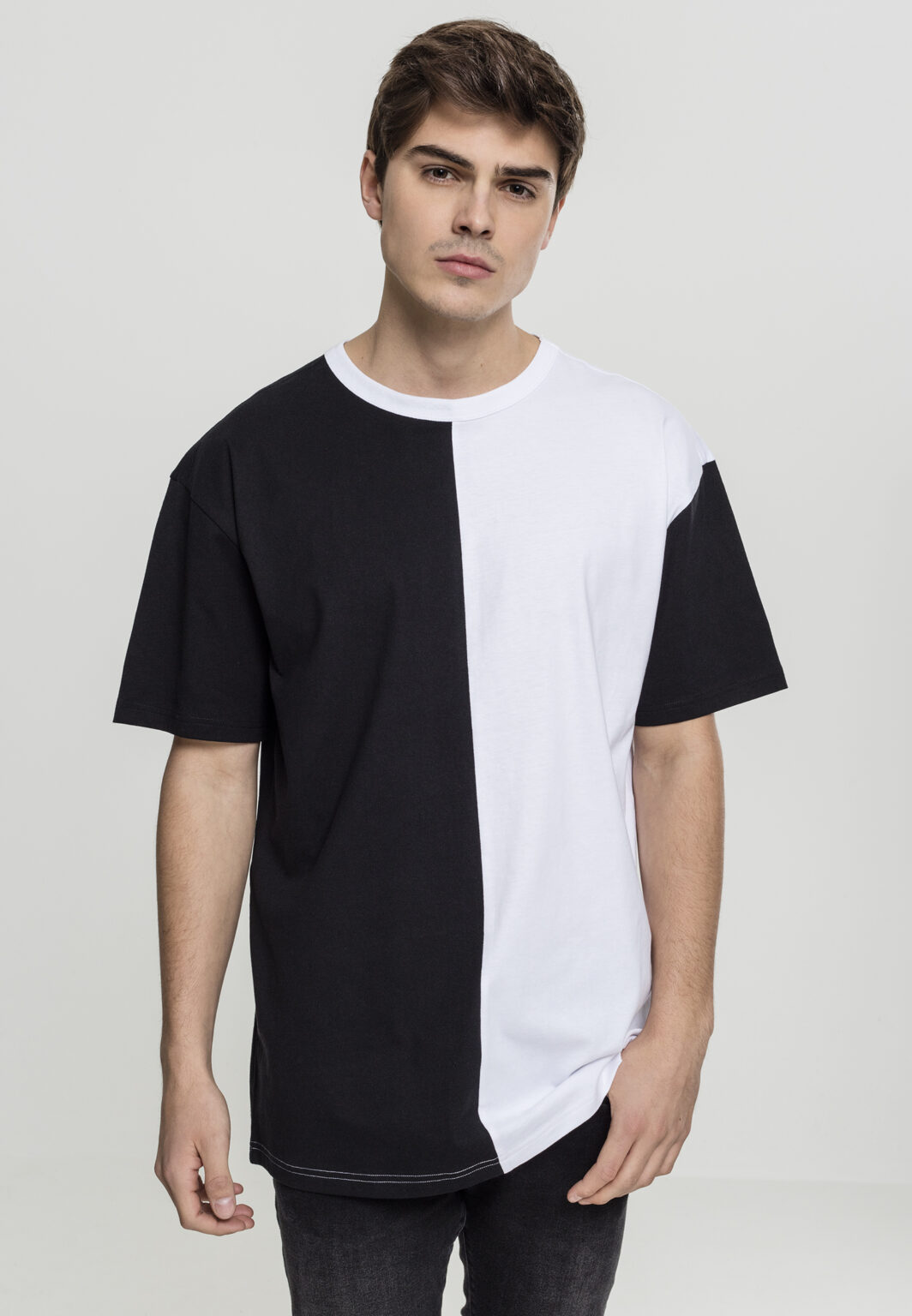 Oversize T-shirt Harlequin blk/wht