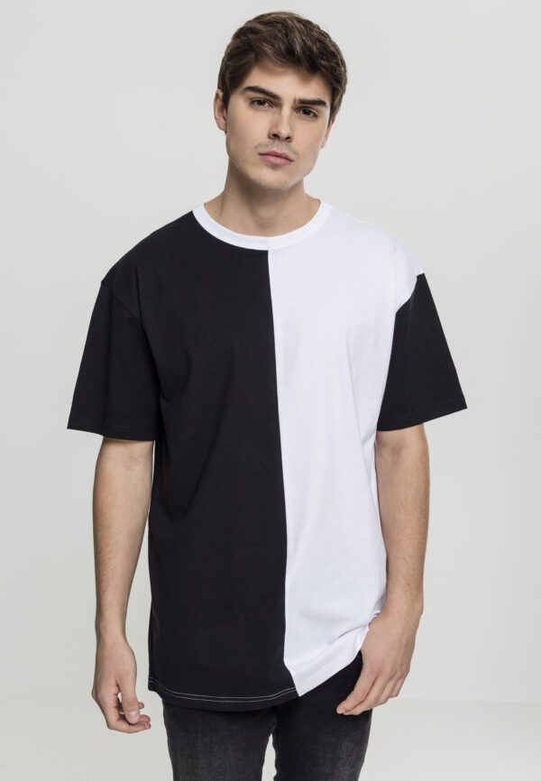 Oversize T-shirt Harlequin blk/wht