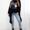 Oversize blouse black