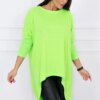 Oversize blouse green neon colors
