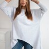 Oversize blouse light grey