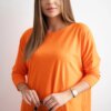Oversize blouse orange
