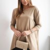 Oversize camel blouse